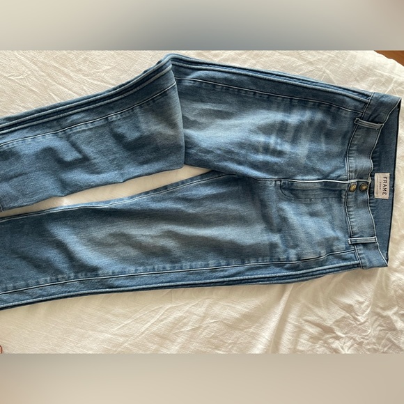 Frame Jeans Parisian Straight Leg Jeans Leon Light Wash Size 26 - Picture 5 of 5